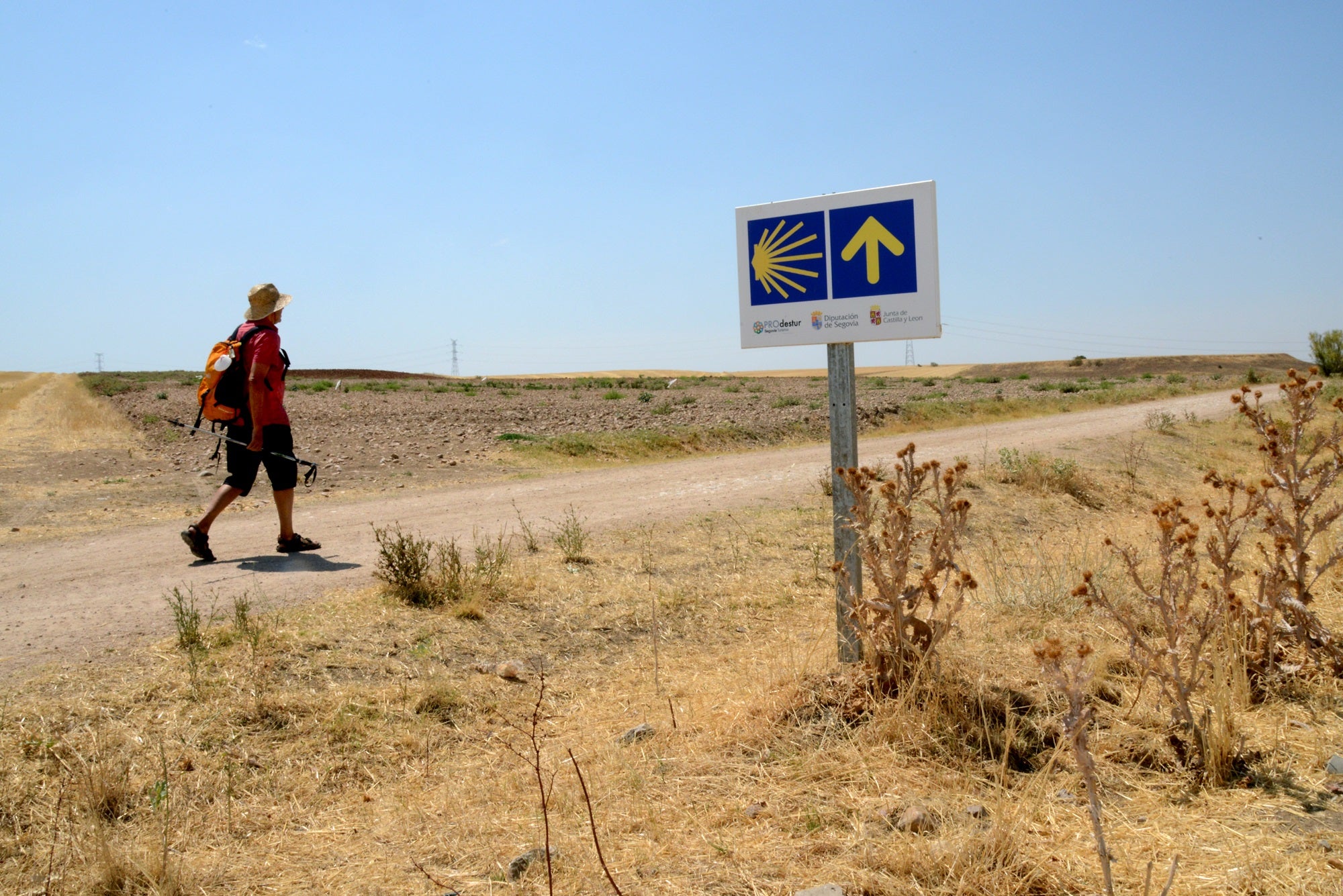 Camino de Santiago de Madrid Etapa 5 peregrino