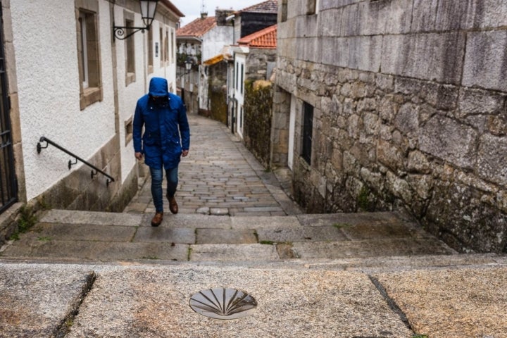 Camino Portugués por la Costa (Tramo1): Paseo por las calles de Baiona