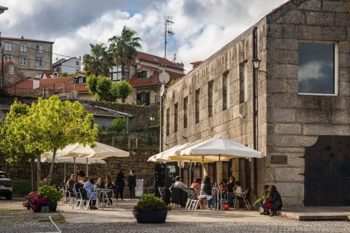 Camino Portugués por la Costa (Tramo1): Bar del Club Náutico San Telmo de Tui