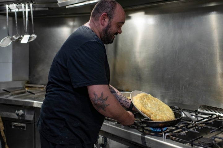 Camino de Santiago ría Muros Noia tortilla