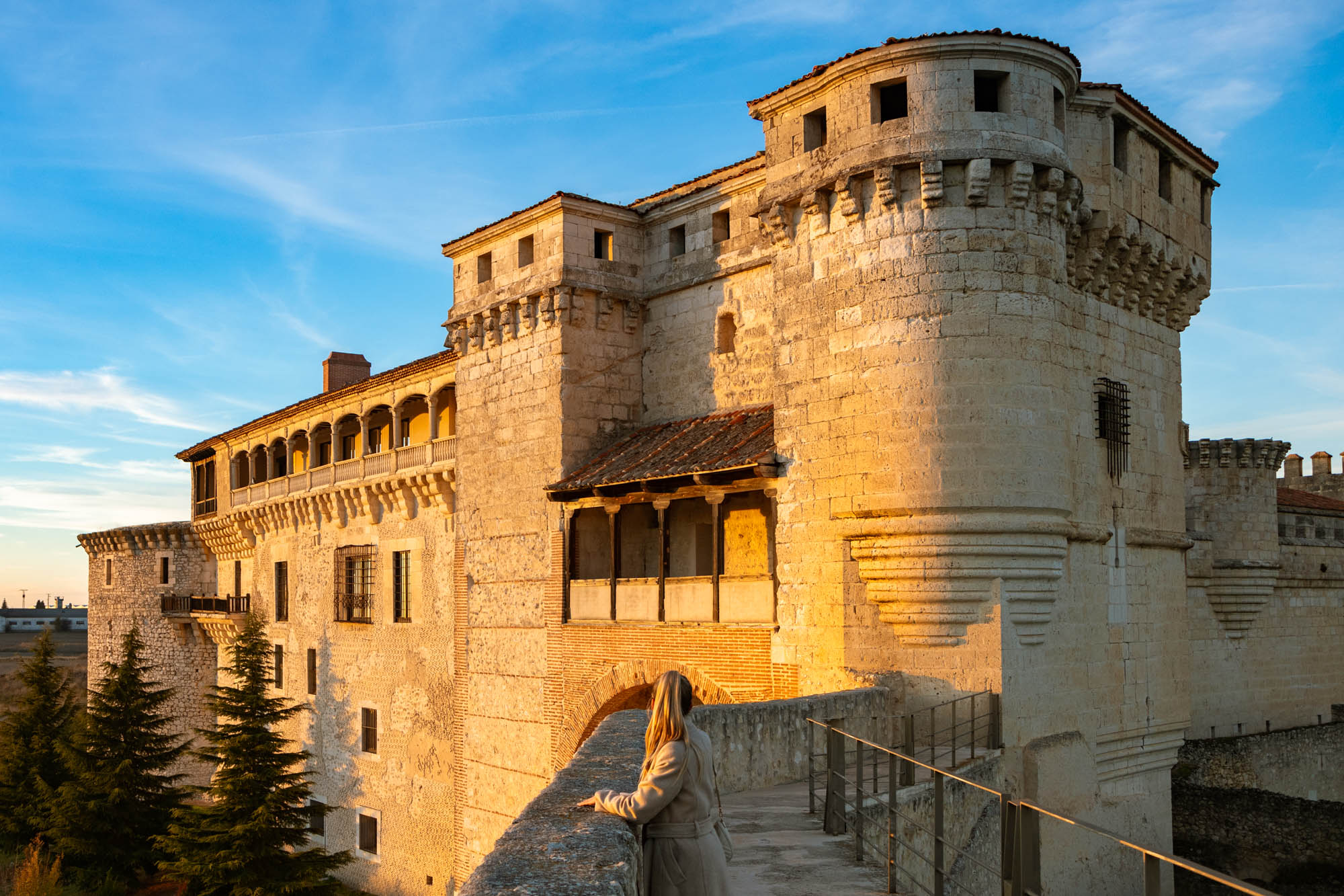 Vista de la fachada sur desde la muralla de la ciudadela