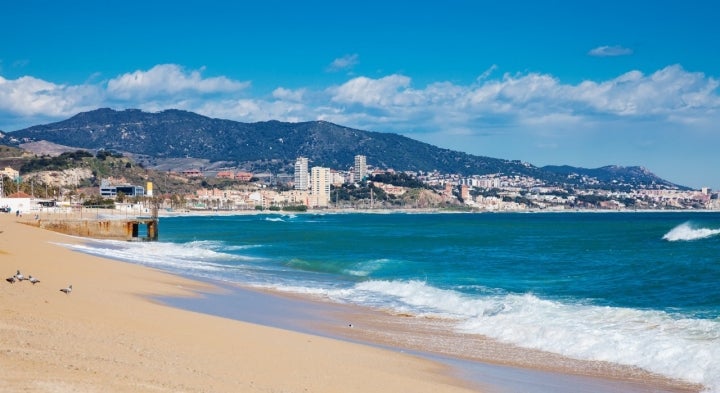 La playa de Badalona. Foto: shutterstock.