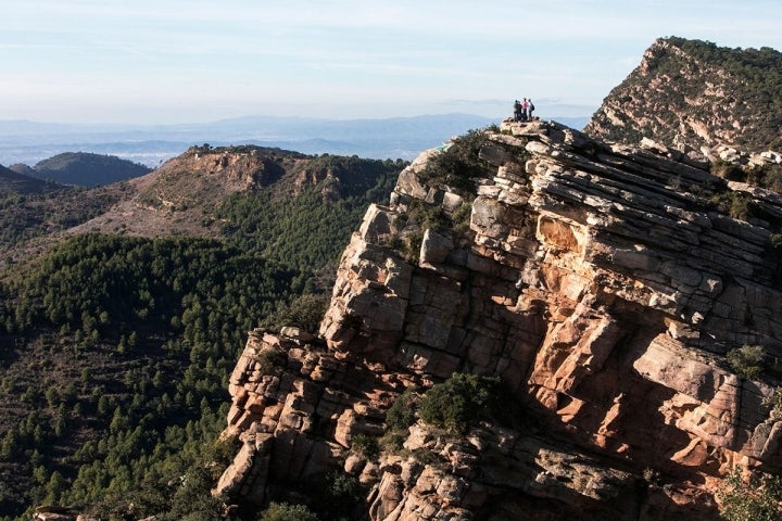 Las vistas desde lo alto del mirador de El Garbí.