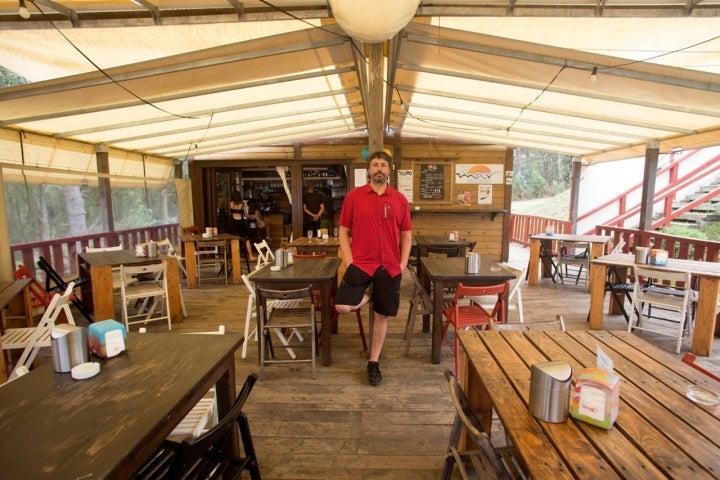 Productos de la tierra (y el mar) en el chiringuito de Raúl García.