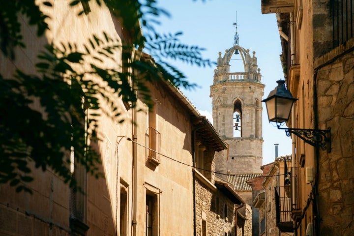 Campanario de Moià, en la comarca del Moianès (Barcelona).