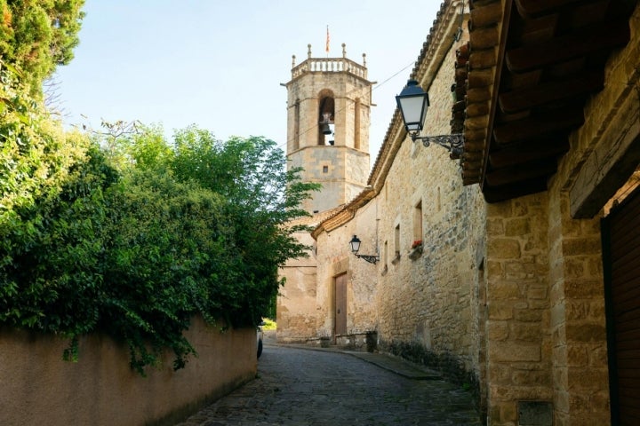 Calles de Sant Quirze Safaja, en la comarca del Moianès (Barcelona).