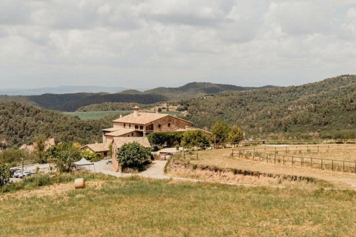 Masía 'This Must Be The Place' en Moià,  en la comarca del Moianès (Barcelona).