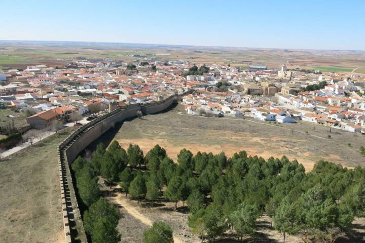 Las vistas desde el Castillo. Foto: Castillo de Belmonte, Facebook.