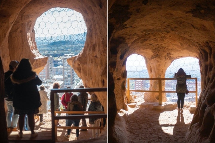 Cueva de los 100 Pilares (Arnedo): la cerradura