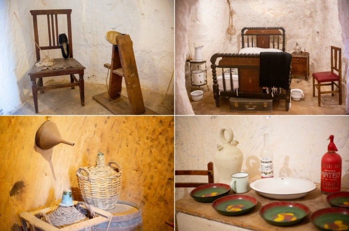 Cueva de los 100 Pilares (Arnedo): detalles de la casa-cueva