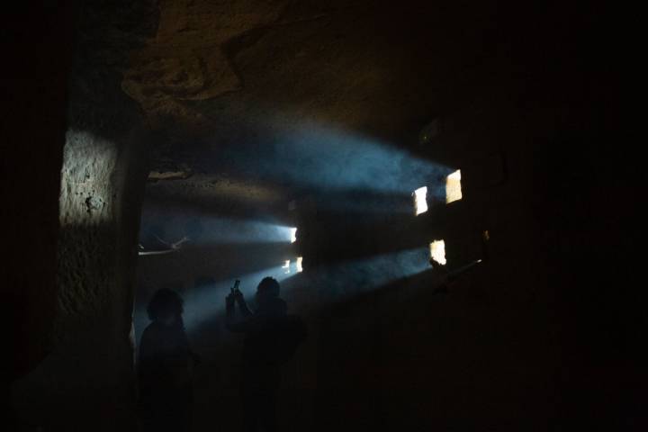 Cueva de los 100 Pilares (Arnedo): palomar