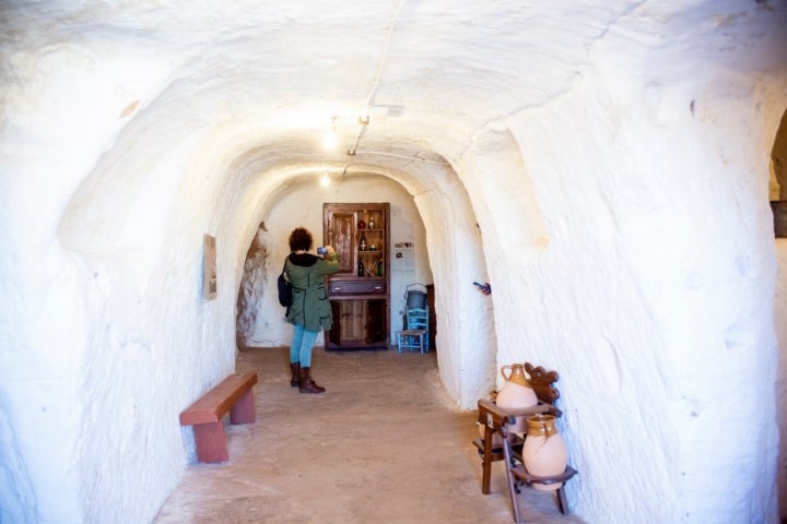 Cueva de los 100 Pilares (Arnedo): casa-cueva