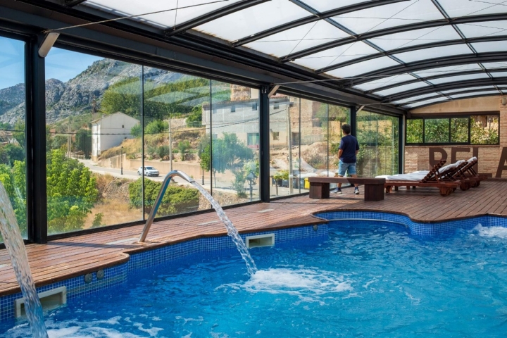 La zona de spa del Hotel Don Íñigo de Aragón.