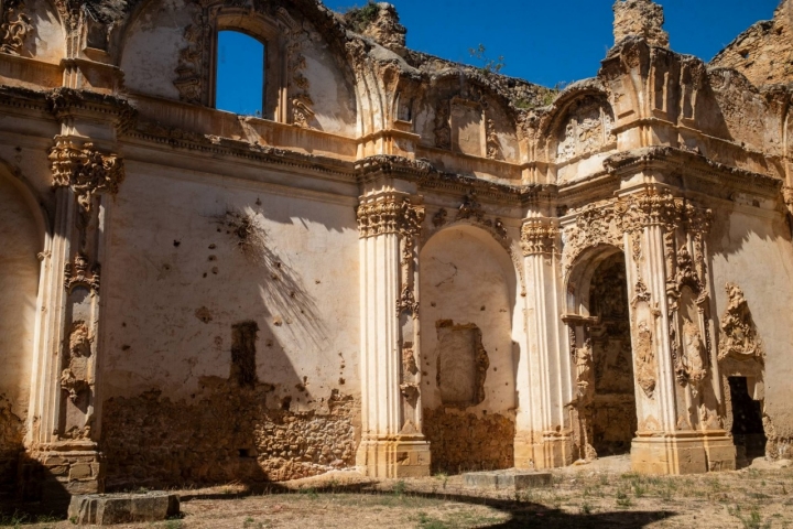 Ruinas de la iglesia conventual de los Servitas.