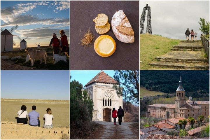 La Mancha quijotesca, Casar de Cáceres, la Montaña Palentina, el desierto de Los Monegros, Guadalupe y San Mlillán de la Cogolla, la elección de Sergio del Molino.