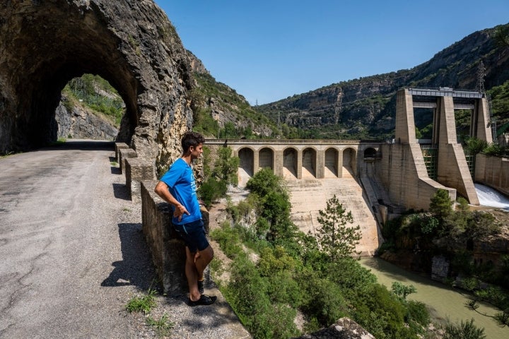 Presa de la central hidroeléctrica 