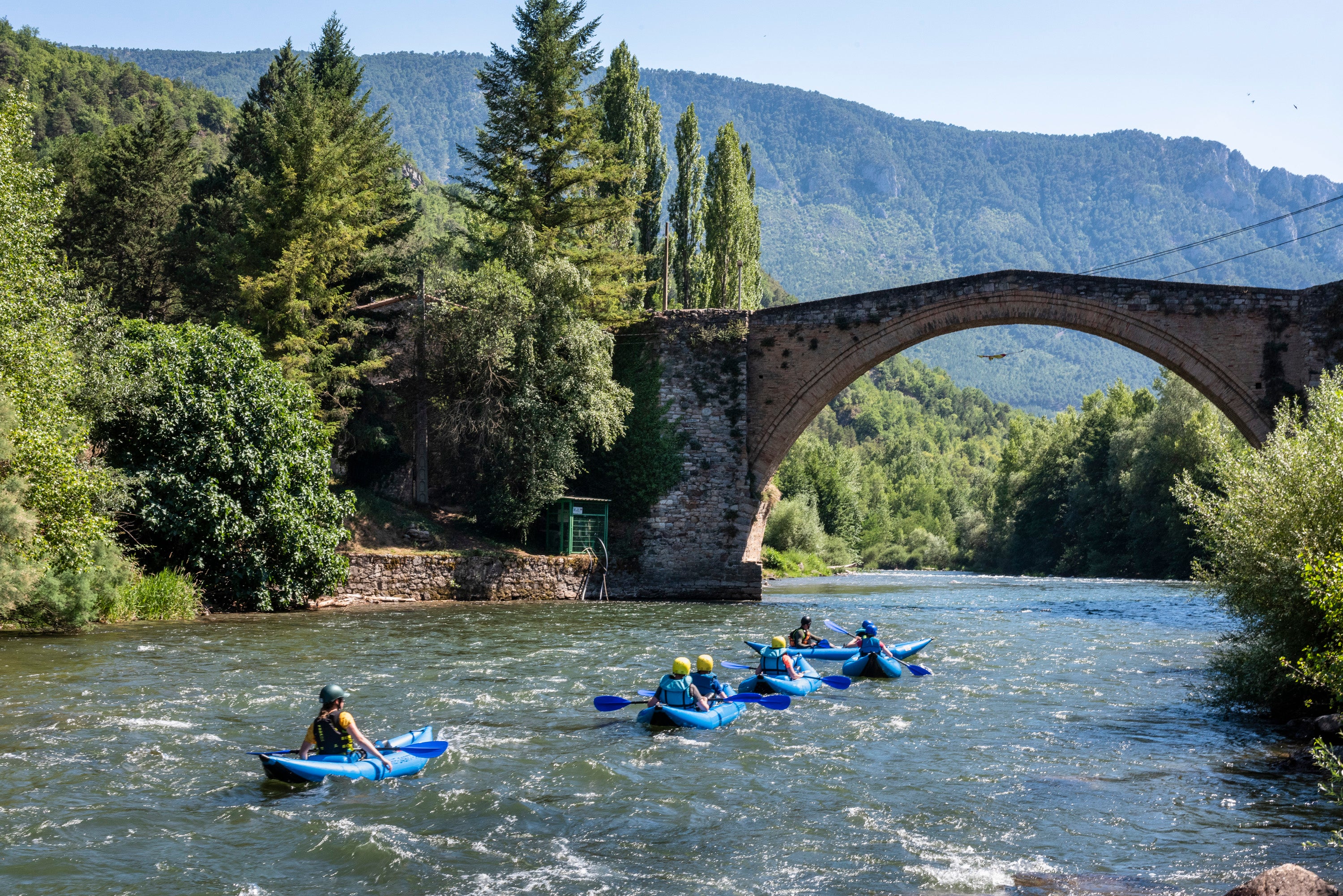 Descenso en rafting por el río la Noguera Pallaresa