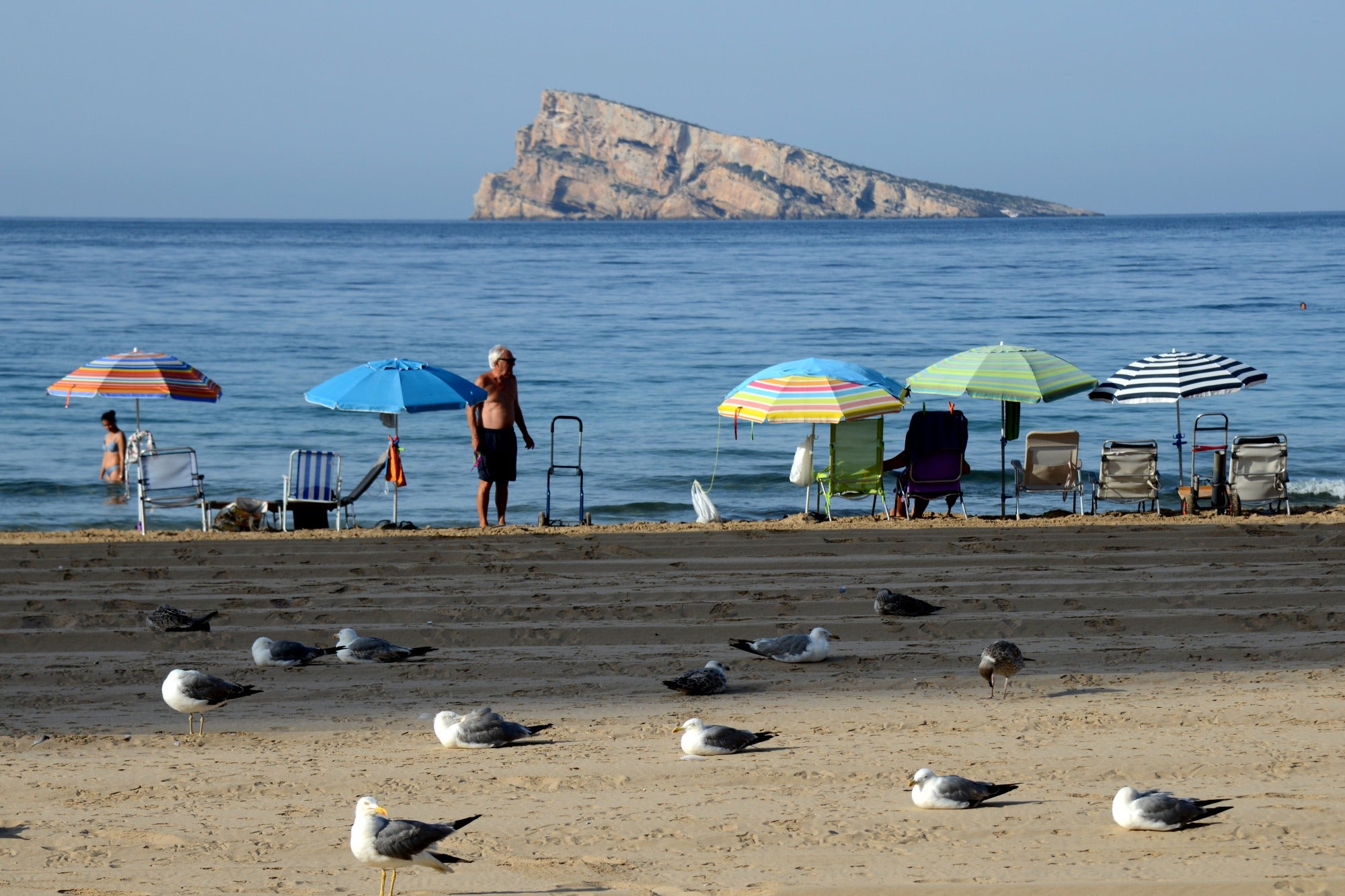Benidorm. Playa de Levante y la Isla. Alicante Foto: © Alfredo Merino