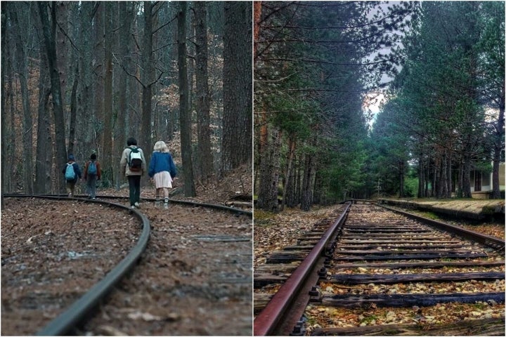 Las vías, uno de los escenarios más vistos en la serie. Fotos: D.R. Alexandro Lacadena - Todos los derechos reservados.