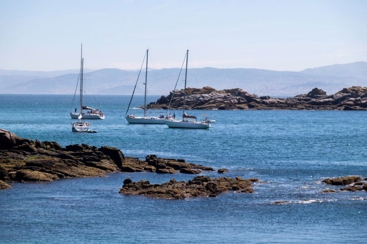 La Isla Sur o de San Martiño es la menos visitada porque a ella solo se puede llegar en barco privado.