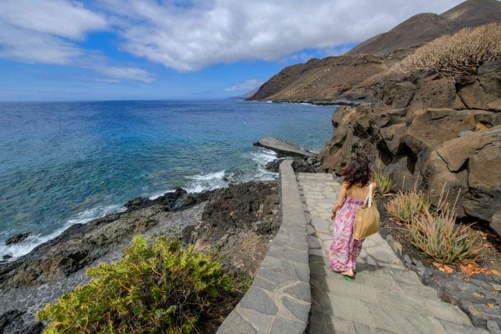 Caminos empedrados de La Caleta