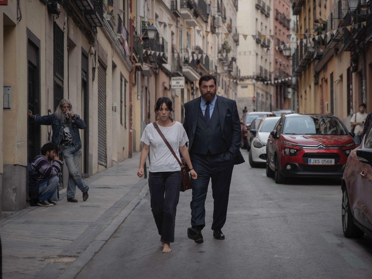 Una reina roja por las calles de Madrid