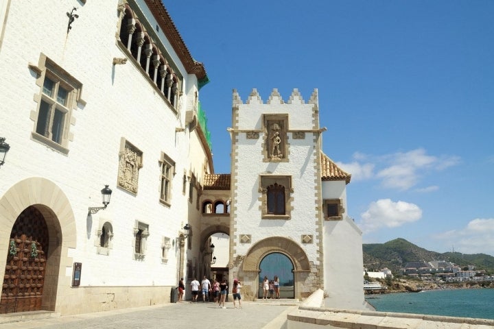 El Palacio de Maricel, toda una joya de Sitges. Foto: Shutterstock.