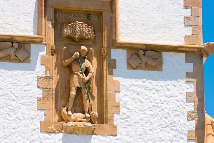 Detalle del Palacio de Maricel, en Sitges. Foto: Shutterstock.