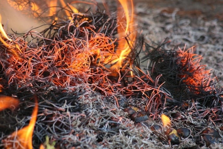 El fuego es esencial en esta fiesta.