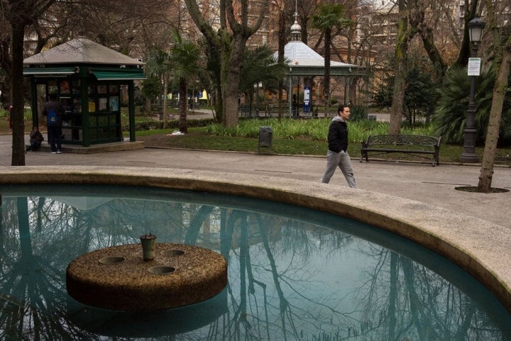 En el Paseo de San Gregorio.