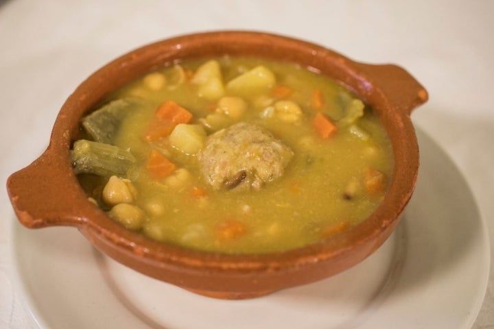 Un plato del restaurante La Carrasca en Culla, Alto Maestrazgo, Castellón. Foto: Eva Máñez