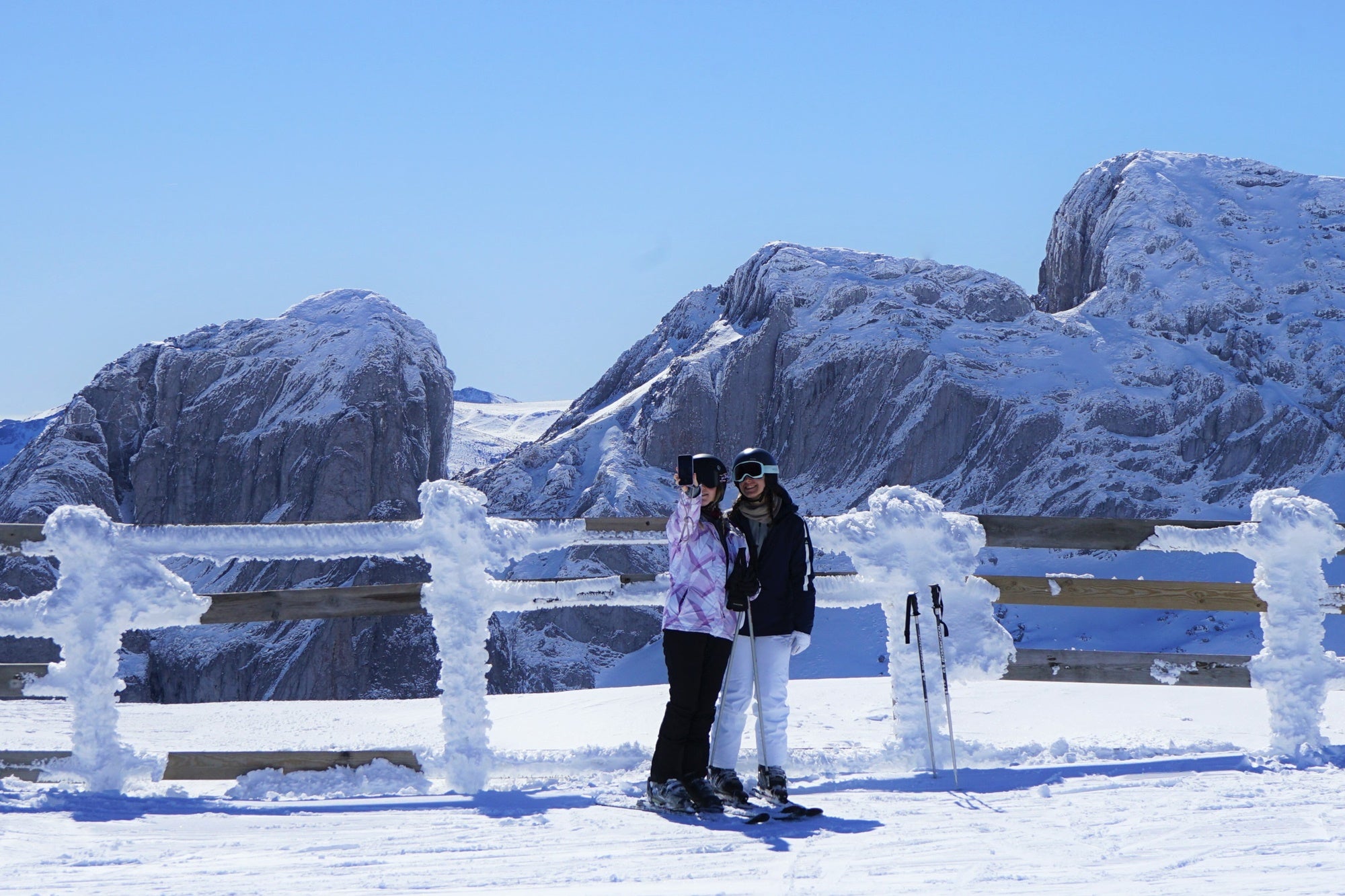 El santuario de la nieve en el norte