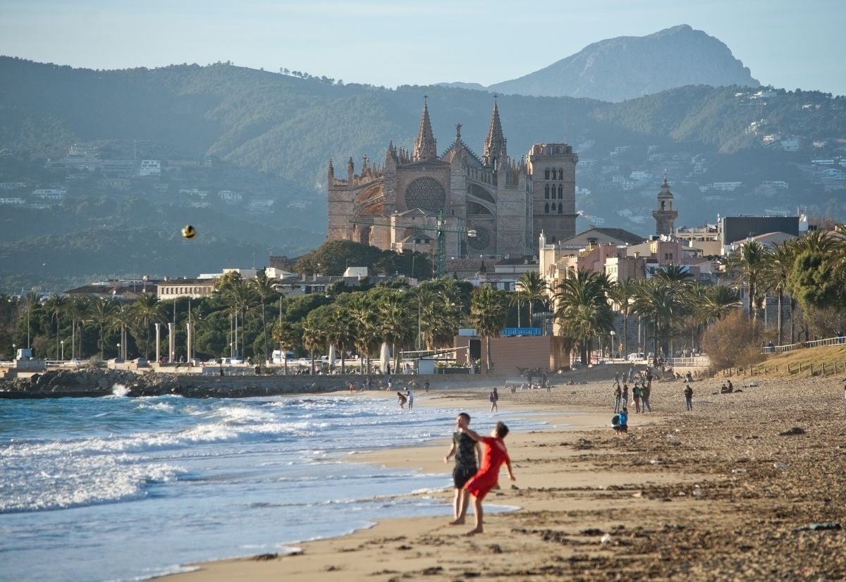 Cuando la playa está solo para dar un paseo