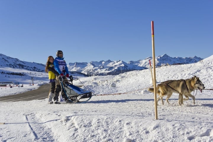 Los trineos de Baqueira Beret. Foto: shutterstock.