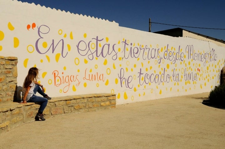 El pueblo de Monegrillo, célebre por aparecer en la película 'Jamón, Jamón' de Bigas Lunas y protagonizada por Javier Bardem y Penélope Cruz.