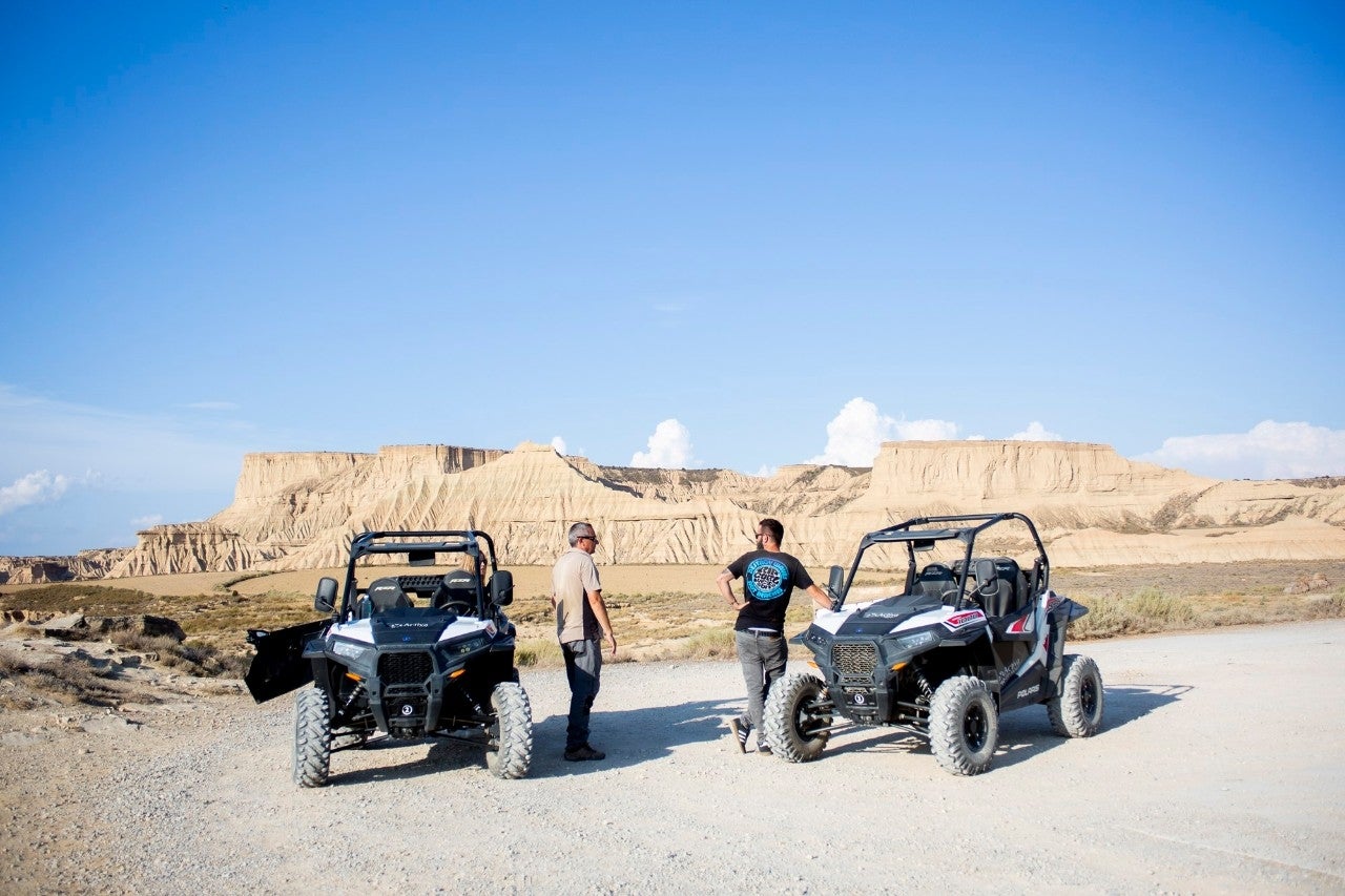 Las rutas en 'buggy' se han convertido en un reclamo más de las Bardenas Reales.