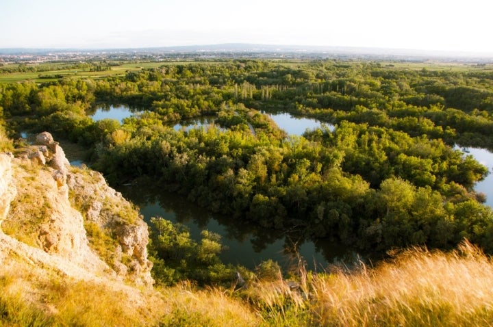 Toda esta zona quedó inundada y arrasada por la riada de 1961.