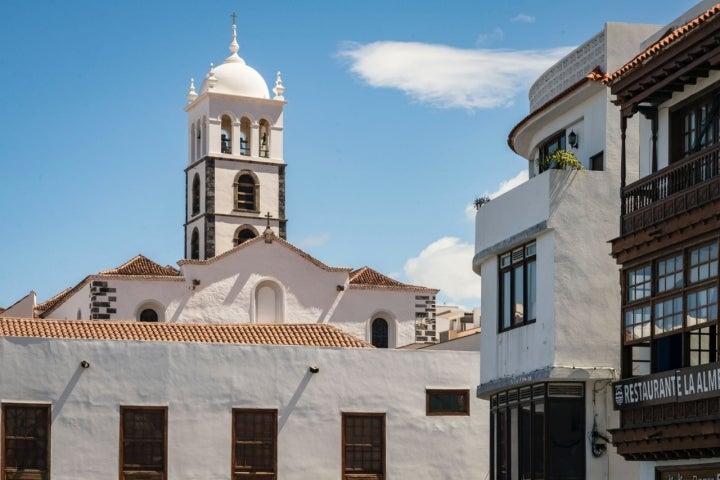Campanario de la Iglesia Santa Ana en Garachico (Tenerife).
