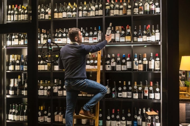 Cava de vinos de El Rebojo en Garachico (Tenerife).