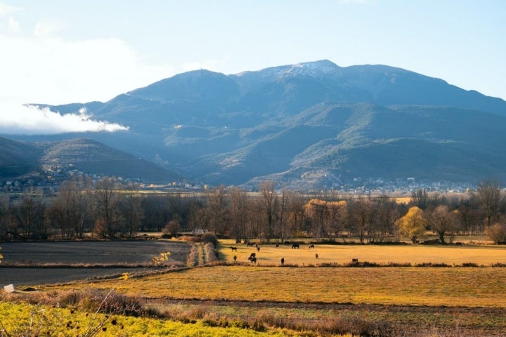 Panorámica otoñal de la Cerdanya.