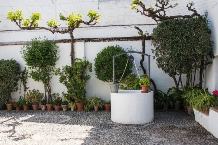 Patio de la casa natal de Federico García Lorca, en Fuente Vaqueros.