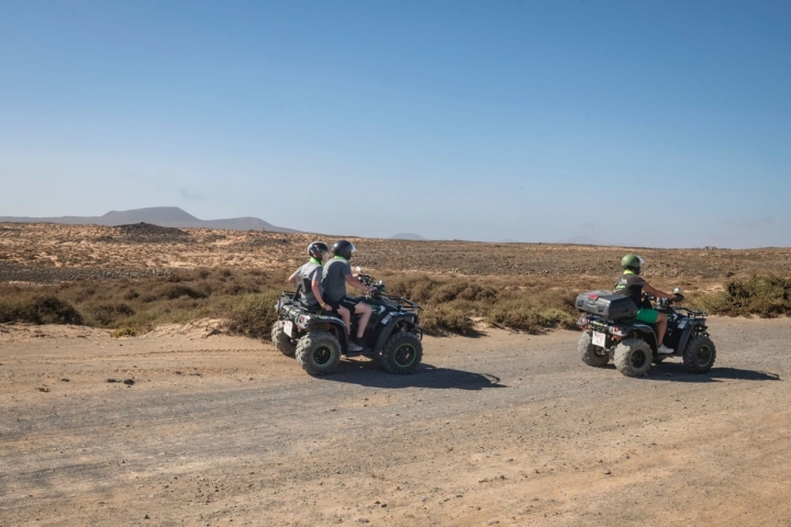 Quads en los alrededores de Lajares (Fuerteventura).