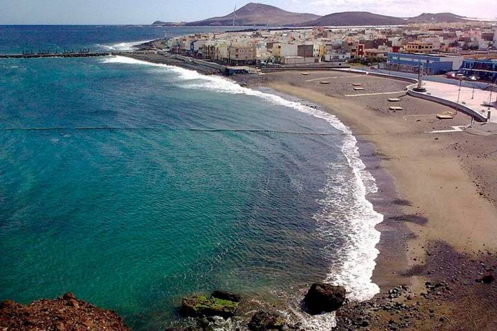 El Burrero es la playa favorita en Ingenio. Foto: Turismo de Ingenio
