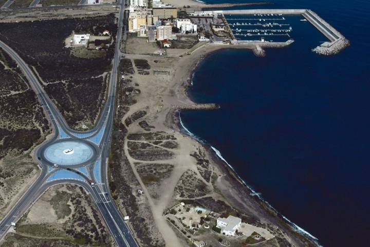 Vista aérea de la Playa Casica Verde.