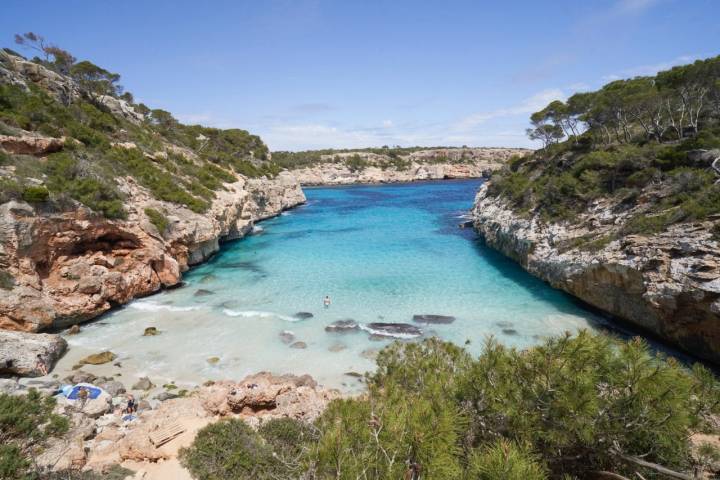 Playas de Santanyí (Mallorca): Caló des Moro (playa)