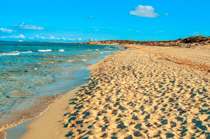 Dunas, un mar turquesa... sí, es el paraíso.