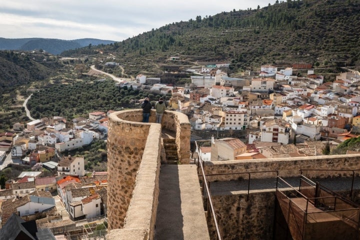 Vistas de Enguídanos desde su castillo