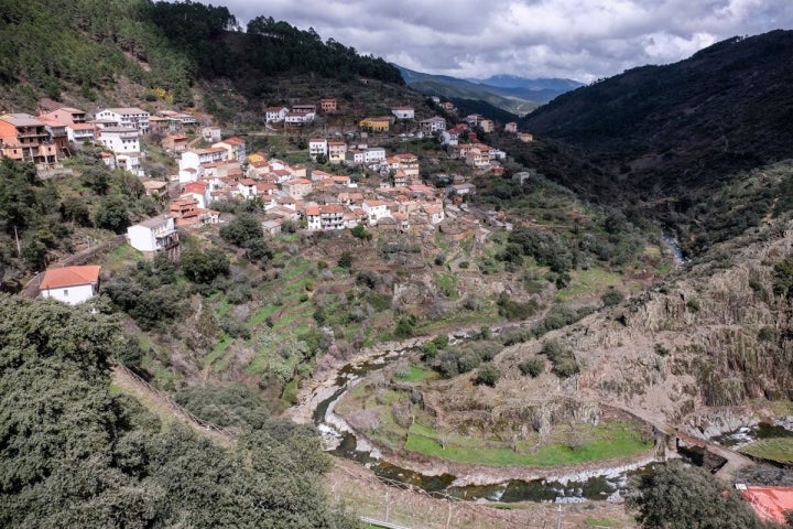 Vista desde el Mirador del Cottolengo en la alquería de Fragosa.