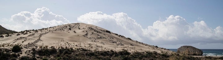 Dunas en el Parque Natural Cabo de Gata.