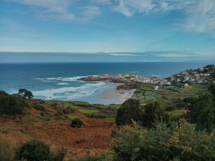 Canabal con la Torre de Hércules al fondo. Foto: Clara Vilar.